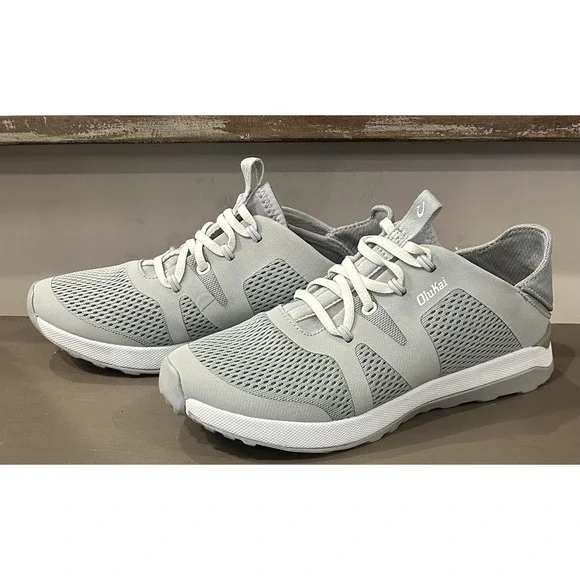 OluKai Huia Women's Slip-On Athletic Shoes Grey US Size 7 NWOB - Picture 4 of 10